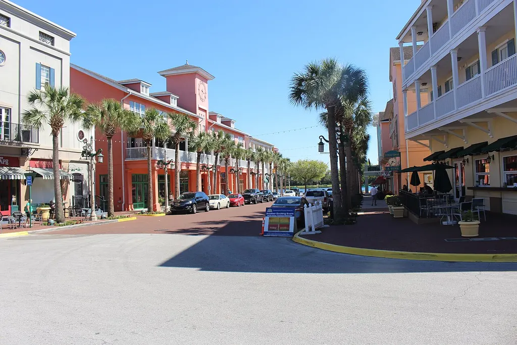 Tiendas de Market Street en Celebration, Florida